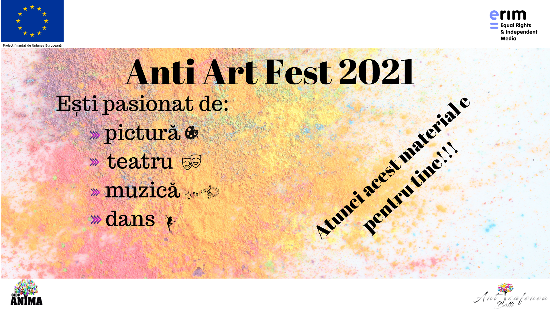 #Ediția a III-a a Festivalului antiARTFest2021!