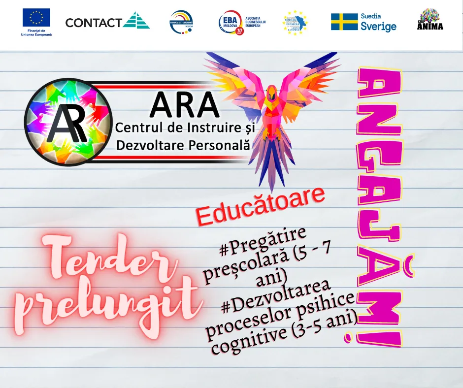 (Română) Tender prelungit: Educatoare