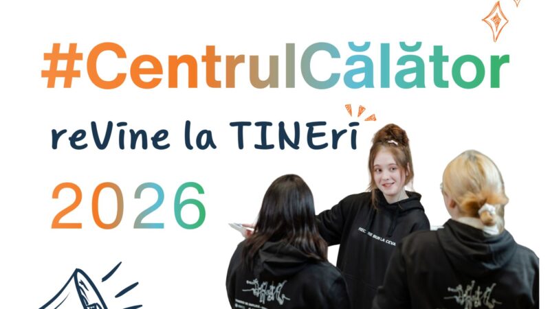 Anunț lansarea Programului Lucrul Mobil de tineret #Centrul Călător 2026